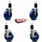 Service Caster 5'' Solid Poly Wheel Swivel 1-3/4'' Expanding Stem Caster Set 2 Brakes, 4PK SCC-EX20S514-SPUS-2-TLB-2-134 - alternate 3